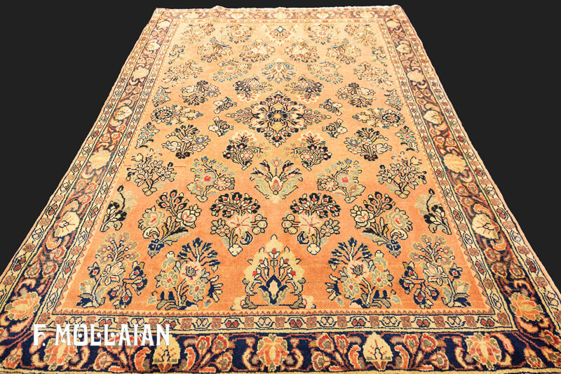 Antique Persian Small Saruk Rug n°:60296225